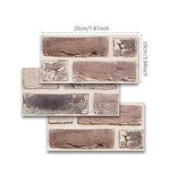 7.87'' X 3.94" 3D Self-Adhesive Kitchen Wall Tiles Bathroom Mosaic Brick Stickers Home DIY Decor -Valpar Bathroom Shop 0061d9a7 f901 479d a656 b3bfdb6d285c.e2937d9b1c364dc06a4665d64e5e825f 1800x1800