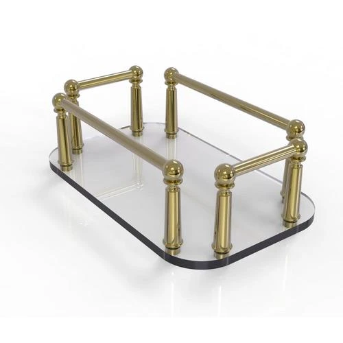 Allied Brass Unlacquered Brass Freestanding Towel Rack 3 Allied Brass Unlacquered Brass Freestanding Towel Rack