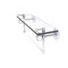 Allied Brass Clearview Matte White 1-Tier Brass Wall Mount Bathroom Shelf -Valpar Bathroom Shop 013895536141xl 1800x1800