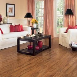 Congoleum ArmorCore LC Wood Ridge 12-ft W Cut-to-Length Autumn Bronze Wood Look Low-Gloss Finish Sheet Vinyl