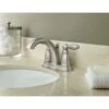 Moen Brantford Brushed Nickel 2-handle 4-in Centerset WaterSense Bathroom Sink Faucet With Drain -Valpar Bathroom Shop 026508160992 09103554 1800x1800