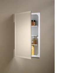 Jensen Perfect Square 16-in X 26-in Rectangle Recessed Mirrored Medicine Cabinet