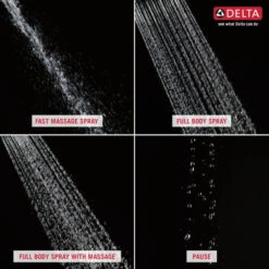 Delta In2ition Venetian Bronze 4-Spray Dual Shower Head 1.75-GPM (6.6-LPM) -Valpar Bathroom Shop 034449641067 05433061 1800x1800