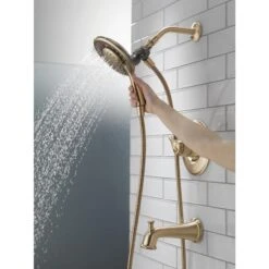 Delta Linden Champagne Bronze 1-handle Bathtub And Shower Faucet