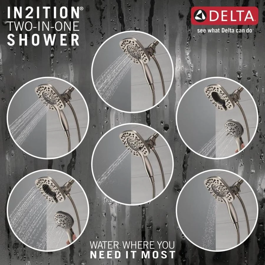 Delta Ashlyn Stainless 1-Handle Shower Faucet 4 Delta Ashlyn Stainless 1-Handle Shower Faucet - Image 2