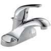 New Lower Price; Delta Foundations Chrome 1-Handle 4-in Centerset WaterSense Bathroom Sink Faucet With Drain -Valpar Bathroom Shop 034449810647 1800x1800
