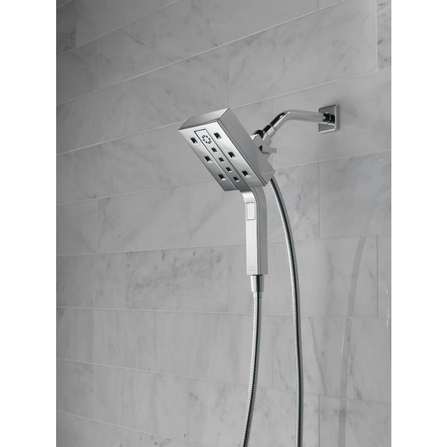 Delta In2ition H2Okinetic Chrome 4-Spray Dual Shower Head 2-GPM (7.6-LPM) 14 Delta In2ition H2Okinetic Chrome 4-Spray Dual Shower Head 2-GPM (7.6-LPM) - Image 12