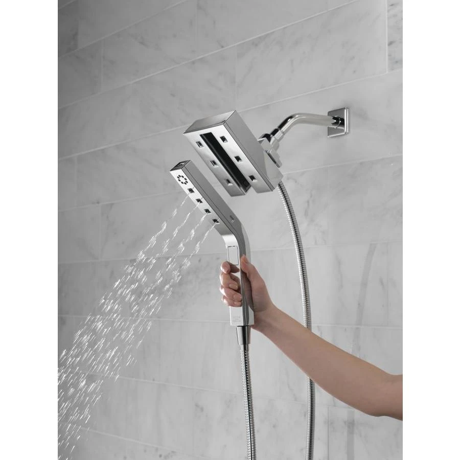 Delta In2ition H2Okinetic Chrome 4-Spray Dual Shower Head 2-GPM (7.6-LPM) 15 Delta In2ition H2Okinetic Chrome 4-Spray Dual Shower Head 2-GPM (7.6-LPM) - Image 13