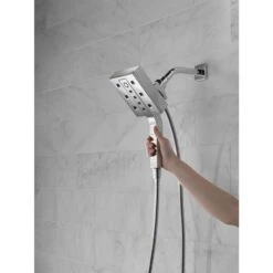 Delta In2ition H2Okinetic Chrome 4-Spray Dual Shower Head 2-GPM (7.6-LPM)