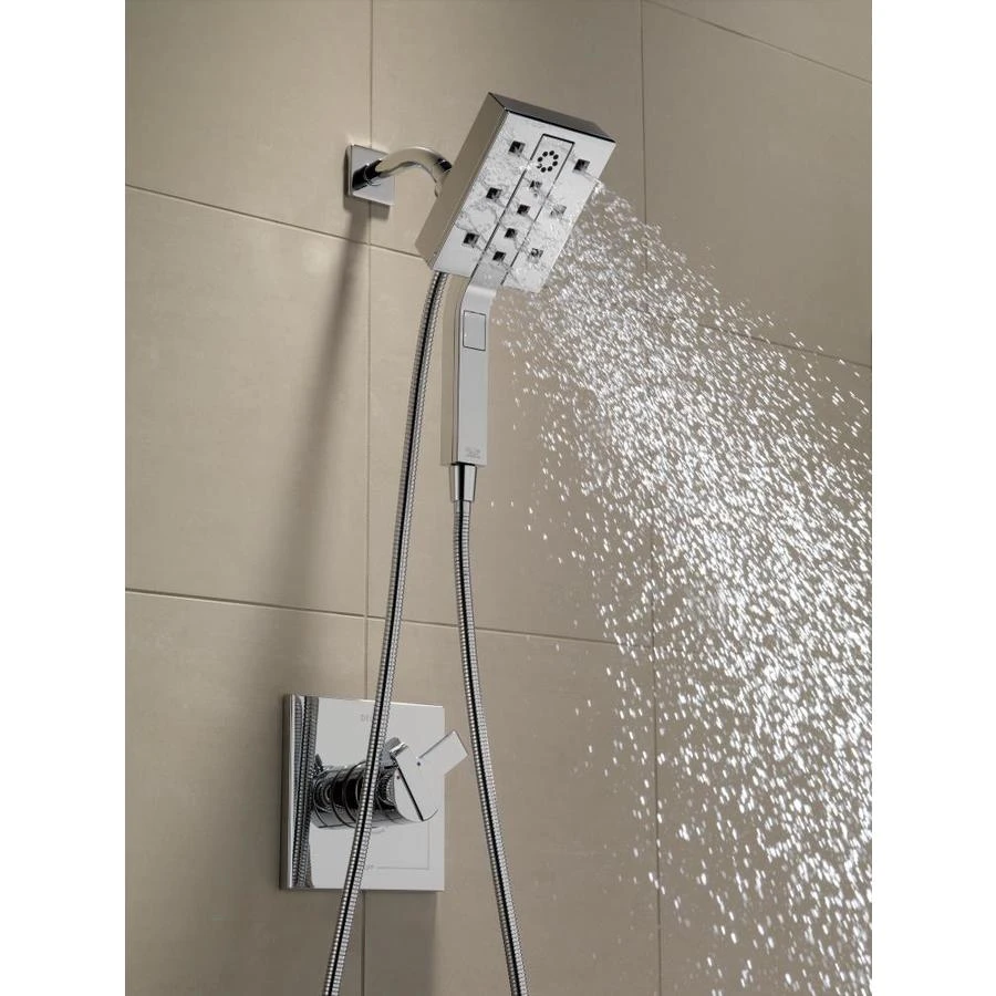 Delta In2ition H2Okinetic Chrome 4-Spray Dual Shower Head 2-GPM (7.6-LPM) 4 Delta In2ition H2Okinetic Chrome 4-Spray Dual Shower Head 2-GPM (7.6-LPM) - Image 2