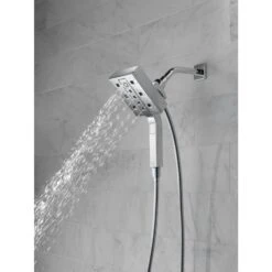 Delta In2ition H2Okinetic Chrome 4-Spray Dual Shower Head 2-GPM (7.6-LPM) 23 Delta In2ition H2Okinetic Chrome 4-Spray Dual Shower Head 2-GPM (7.6-LPM) -Valpar Bathroom Shop 034449827546 12330497 1800x1800