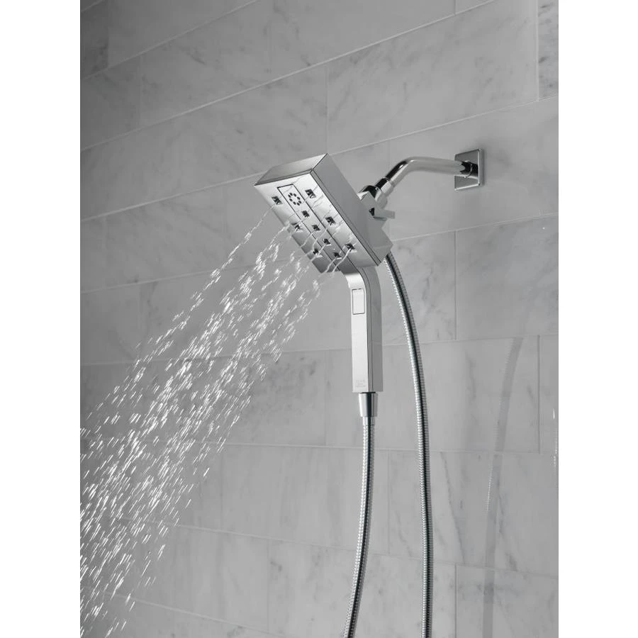 Delta In2ition H2Okinetic Chrome 4-Spray Dual Shower Head 2-GPM (7.6-LPM) 6 Delta In2ition H2Okinetic Chrome 4-Spray Dual Shower Head 2-GPM (7.6-LPM) - Image 4