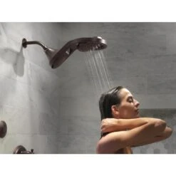 Delta Venetian Bronze 5-Spray Rain Shower Head 1.75-GPM (6.6-LPM) -Valpar Bathroom Shop 034449832366 09885987 1800x1800