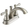Peerless Bayside Brushed Nickel 2-Handle 4-in Centerset WaterSense Bathroom Sink Faucet With Drain -Valpar Bathroom Shop 034449837927 1800x1800
