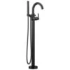 Valspar Delta Trinsic Matte Black 1-Handle Residential Freestanding Bathtub Faucet With Hand Shower 2 Valspar Delta Trinsic Matte Black 1-Handle Residential Freestanding Bathtub Faucet With Hand Shower -Valpar Bathroom Shop 034449839372 1800x1800