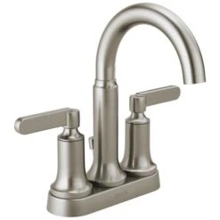 Delta Alux Spotshield Brushed Nickel 2-handle 4-in Centerset WaterSense Bathroom Sink Faucet With Drain 11 Delta Alux Spotshield Brushed Nickel 2-handle 4-in Centerset WaterSense Bathroom Sink Faucet With Drain -Valpar Bathroom Shop 034449848008xl 1800x1800