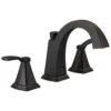 Delta Flynn Oil Rubbed Bronze 2-Handle Widespread WaterSense Bathroom Sink Faucet With Drain -Valpar Bathroom Shop 034449851879 1800x1800