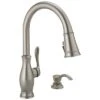 Delta Zalia Spotshield Stainless 1-Handle Deck Mount Pull-Down Handle/Lever Residential Kitchen Faucet (Deck Plate Included) -Valpar Bathroom Shop 034449862349 1800x1800