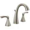 New Lower Price; Delta Sandover Spotshield Brushed Nickel 2-Handle Widespread WaterSense Bathroom Sink Faucet With Drain -Valpar Bathroom Shop 034449871082 1800x1800