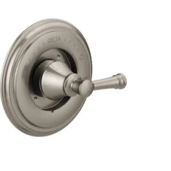 Delta Valdosta With H2Okinetic Technology Spotshield Brushed Nickel 1-Handle Bathtub And Shower Faucet With Valve