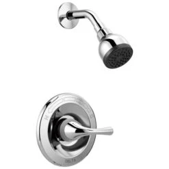 Delta Foundations Chrome 1-Handle Shower Faucet With Valve -Valpar Bathroom Shop 034449878708xl 1800x1800