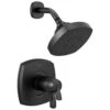 Delta Stryke Matte Black 2-handle Shower Faucet