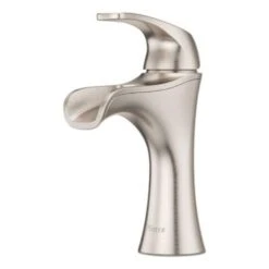 Pfister Jaida Brushed Nickel 1-handle Single Hole/4-in Centerset WaterSense Bathroom Sink Faucet With Drain -Valpar Bathroom Shop 038877604090 16801819 1800x1800