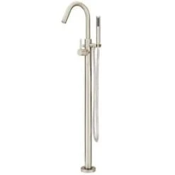 Valspar Pfister Modern Brushed Nickel 1-Handle Commercial/Residential Freestanding Bathtub Faucet