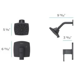 Pfister Pfister Deckard Bath Matte Black 1-Handle Shower Faucet 20 Pfister Pfister Deckard Bath Matte Black 1-Handle Shower Faucet -Valpar Bathroom Shop 038877633557 14937994 1800x1800