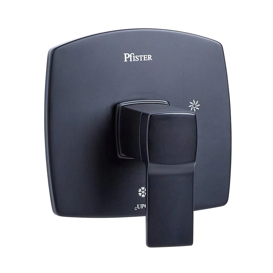 Pfister Pfister Deckard Bath Matte Black 1-Handle Shower Faucet 4 Pfister Pfister Deckard Bath Matte Black 1-Handle Shower Faucet - Image 2