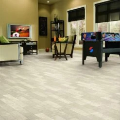 Armstrong Flooring Pickwick Landing III 12-ft W Cut-to-Length Montecello Travertine Opal Wood Look Low-Gloss Finish Sheet Vinyl