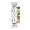 Hubbell White 15-Amp Duplex Tamper Resistant Residential (10-Pack) Outlet -Valpar Bathroom Shop 050169506967 1800x1800