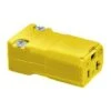 Hubbell 20-Amp-Volt Yellow 3-Wire Grounding Connector -Valpar Bathroom Shop 050169979457 1800x1800