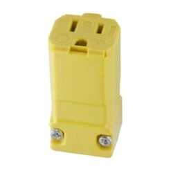 Hubbell 15-Amp-Volt Hi-visibility Yellow 3-Wire Grounding Connector