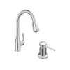 Kaden Single-Handle Pull-Down Sprayer Kitchen Faucet With Reflex, Power Clean And Soap Dispenser In Chrome -Valpar Bathroom Shop 07bab80c4a08430ea07eb52115d36594 1800x1800
