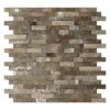 Inoxia SpeedTiles Bengal Brown 11.77 In. X 11.57 In. X 8 Mm Stone Self-Adhesive Wall Mosaic Tile (11.4 Sq. Ft. / Case) -Valpar Bathroom Shop 080dceaa92cda94dc69b6adbed5cd339 1800x1800