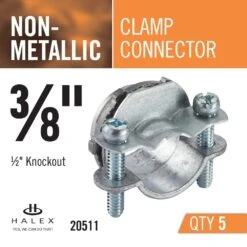 3/8 In. Non-Metallic (NM) Twin-Screw Cable Clamp Connectors (5-Pack) 9 3/8 In. Non-Metallic (NM) Twin-Screw Cable Clamp Connectors (5-Pack) -Valpar Bathroom Shop 08e50562170c5d5e8232ccba73a9bf02 1800x1800