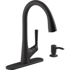 Elmbrook Single-Handle Pull-Down Sprayer Kitchen Faucet In Vibrant Stainless -Valpar Bathroom Shop 0911584b5281a28a51ad4c9188c7801e 1800x1800