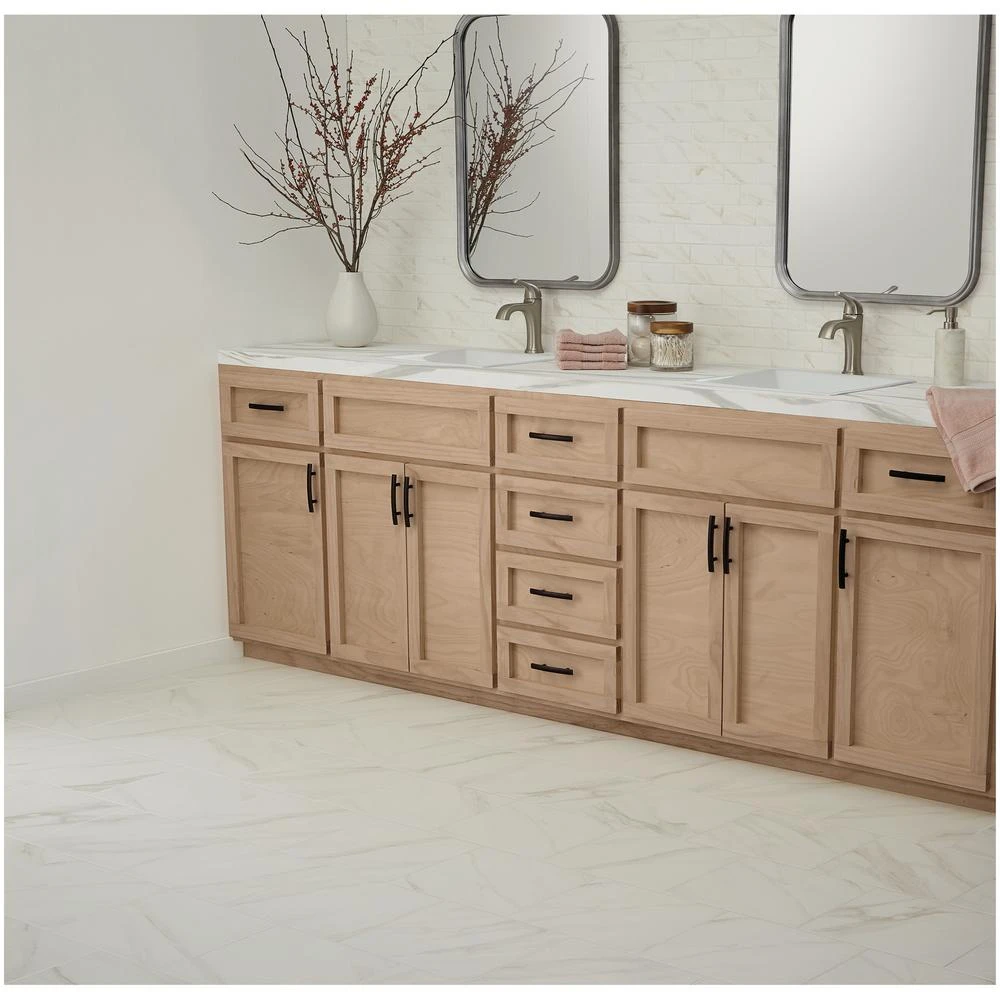 Daltile Selwyn Bianco Calacatta 12 In. X 12 In. Glazed Porcelain Floor And Wall Tile (14.55 Sq. Ft. / Case) 4 Daltile Selwyn Bianco Calacatta 12 In. X 12 In. Glazed Porcelain Floor And Wall Tile (14.55 Sq. Ft. / Case) - Image 2