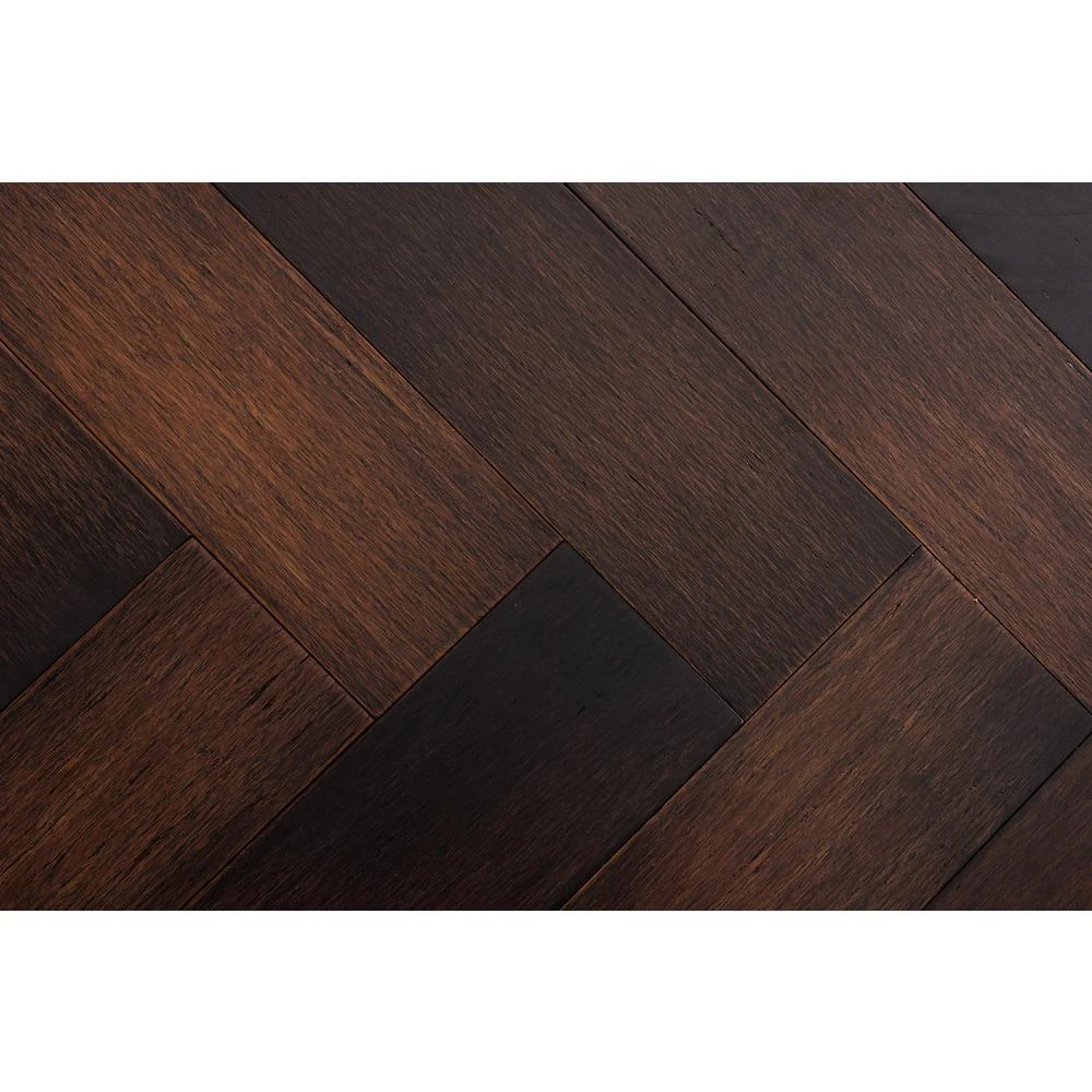Home Decorators Collection HandScraped Strand Woven Herringbone 3/8in.Tx4-3/4in.Wx23-5/8 In. L Eng. T&G Bamboo Flooring (15.49 Sq. Ft./ Case) 8 Home Decorators Collection HandScraped Strand Woven Herringbone 3/8in.Tx4-3/4in.Wx23-5/8 In. L Eng. T&G Bamboo Flooring (15.49 Sq. Ft./ Case) - Image 6