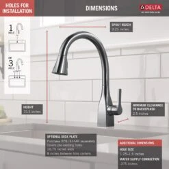 Mateo Single-Handle Pull-Down Sprayer Kitchen Faucet With ShieldSpray Technology In Arctic Stainless -Valpar Bathroom Shop 0e5575731e1a69402bea3c0c863a76ed 1800x1800
