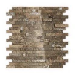 Inoxia SpeedTiles Bengal Brown 11.77 In. X 11.57 In. X 8 Mm Stone Self-Adhesive Wall Mosaic Tile (11.4 Sq. Ft. / Case) -Valpar Bathroom Shop 0f5915bdf792d0ffb9631a1c5addfe40 1800x1800
