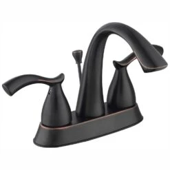 Edgewood 4 In. Centerset 2-Handle High-Arc Bathroom Faucet In Brushed Nickel -Valpar Bathroom Shop 116554a2aac994bc9ff00b67daad08c7 1800x1800