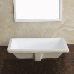 Boyel Living 21 In. X 13 In. Ceramic Rectangular Lavatory Undercounter Bathroom Sink In White -Valpar Bathroom Shop 12722754fb89ff16b1e7ba746e792ae9 1800x1800