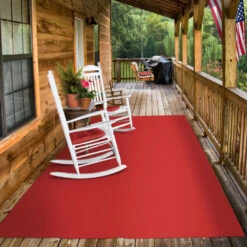 Indoor/Outdoor Carpet With Rubber Marine Backing - Red 6' X 10' - Several Sizes Available - Carpet Flooring For Patio, Porch, Deck, Boat, Basement Or Garage -Valpar Bathroom Shop 13d07349 aa6d 41d6 ba24 3b8ae8899629 1.245082160a287446805d0934f200c6b0 1800x1800