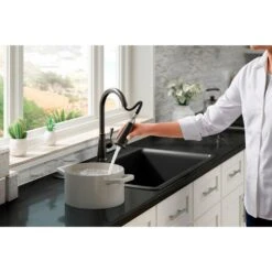 Tyne Single-Handle Pull-Down Sprayer Kitchen Faucet In Oil-Rubbed Bronze -Valpar Bathroom Shop 15536cdefeb41cc6e36b5015374710e4 1800x1800