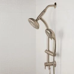 6-Spray Wall Bar Raincan Showerhead With 6-Spray Handshower In Brushed Nickel -Valpar Bathroom Shop 16a367ce408c89a739cd0edb6fa218aa 1800x1800