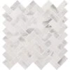MSI Calacatta Cressa Herringbone 12 In. X 12 In. X 10 Mm Honed Marble Mesh-Mounted Mosaic Tile (9.4 Sq. Ft. / Case) -Valpar Bathroom Shop 16bddbecddf6258b6a54dc4fce085824 1800x1800