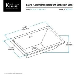 KRAUS Elavo Large Rectangular Ceramic Undermount Bathroom Sink In White With Overflow -Valpar Bathroom Shop 16f41d1c1821bb678bb31e83147822bb 1800x1800