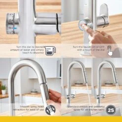 Beale MeasureFill Touch Single-Handle Pull-Down Sprayer Kitchen Faucet In Stainless Steel -Valpar Bathroom Shop 18928c81296291349f106ecbebd4ff17 1800x1800
